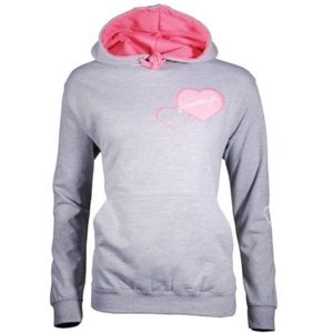 English Heritage Stonehenge Hearts Gray Hoodie